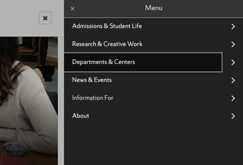 soe-highlight-accessibility Syracuse SOE nav menu