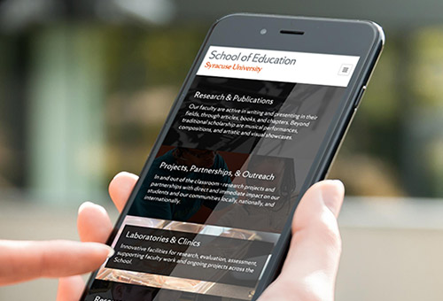soe-highlight-responsive Syracuse SOE mobile site